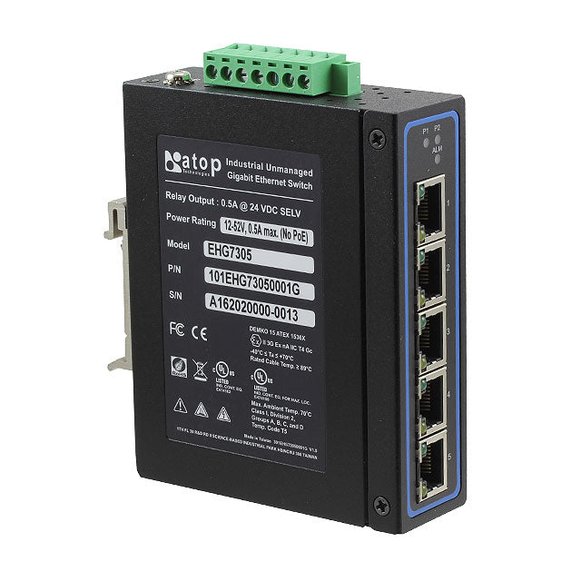 1P1EH23051FS01G, 4Cu/1FxSC Unmanaged Switch