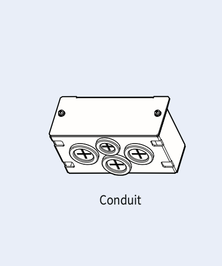 64160004 Conduit Kit H100 VFD size 3/C, LS Electric